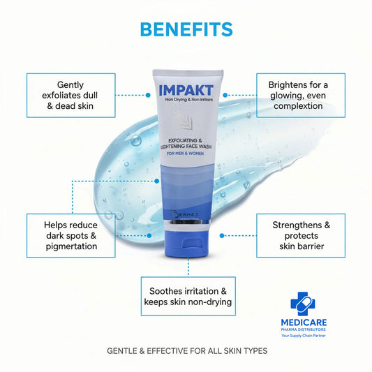 IMPAKT Exfoliating & Lightening Face Wash