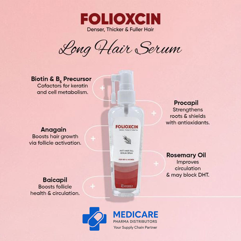 FOLIOXIN Anti Hair Fall Serum Spray
