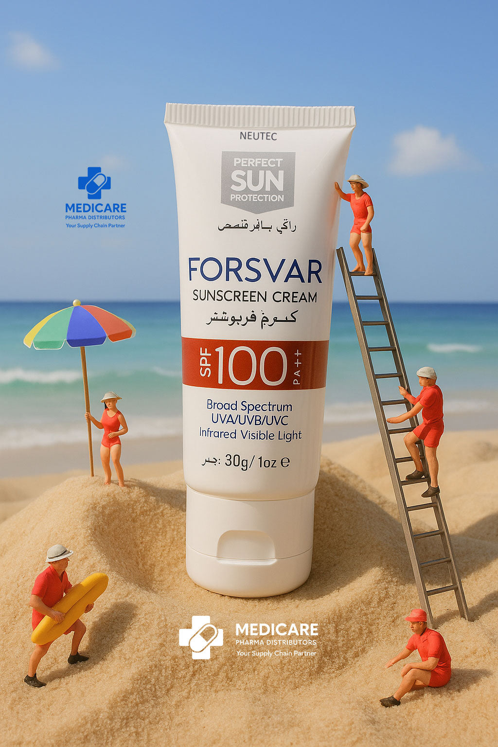 Forsvar Sunscreen Cream SPF100