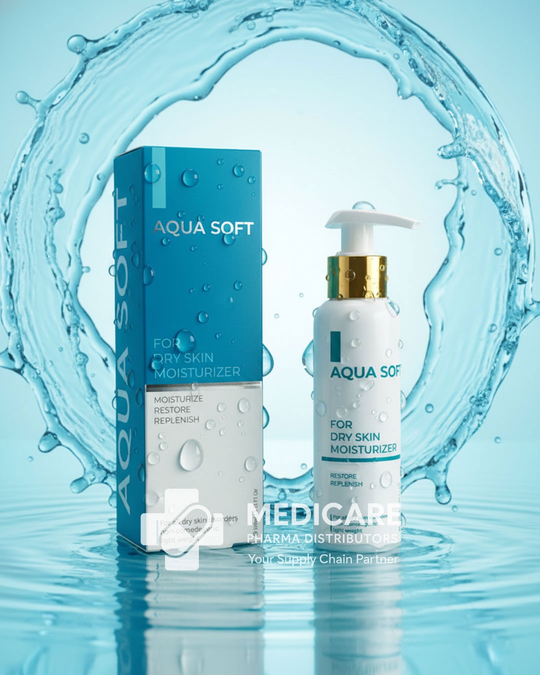 Aqua soft Dry skin moisturizer