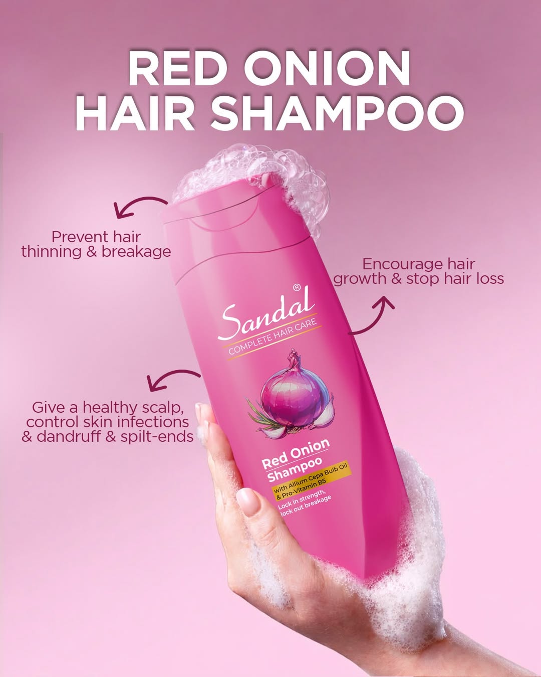 Sandal Red Onion Shampoo`