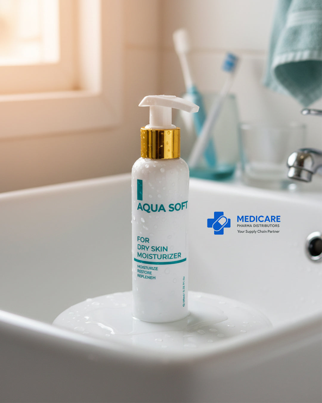 Aqua soft Dry skin moisturizer