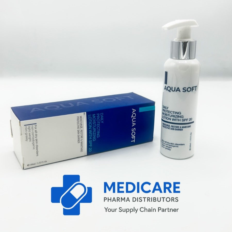 Aqua soft daily protecting moisturizing lotion with spf 20